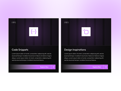 Modern Card Design - Unique techniques and positioning box box design branding button concept card card design edge icon modern modern button modern concept modern graphics modern layuout new concept purple rectangle graphics ui uiux unique unique button design