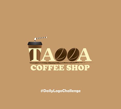 Coffee Shop Logo (TAZZA) | Day 6/50 | 50 Days Logo Challenge adobe desgin graphic design illustrator logo