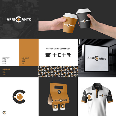 AFRICANTO LOGO DESIGN artisan coffee branding brand book brand guideline brand identity branding cafe branding coffee shop logo coffeehouse design creative logo design espresso logo design graphic design logo minimalist cafe logo modern coffee logo organic coffee logo