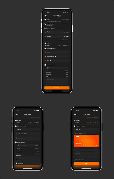 (UI Design) Checkout Page app design ui uiux ux