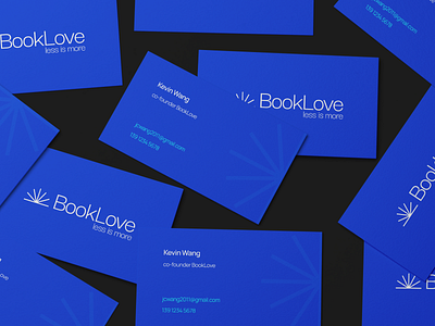 Logo & business card books business card graphic design logo minimalism reading smart desks technology