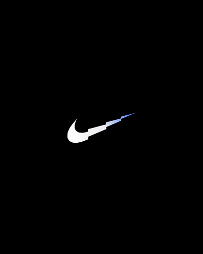 Nike Curv animation design gradient jitter logotype motion nike swoosh