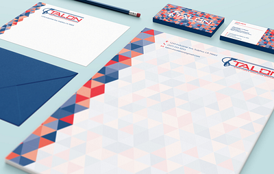 Stationery Package: TALON Insulation branding graphic design illustrator stationery package