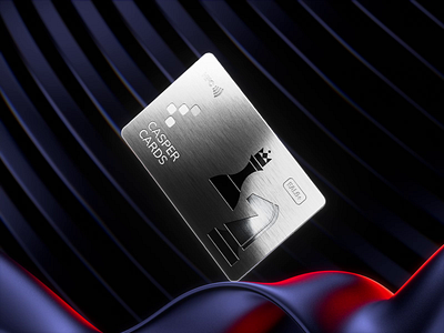 Casper Cards: 3D Silver Card Motion 3d mockup animation banking app c4d crypto exchange crypto payments cryptocurrency financial app graphic design illustration loop animation memecoin microanimation motion design motion graphics render sound design swap trading web3 design