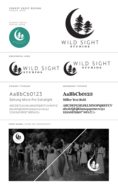 Wild Sight Studios - Logo branding design graphic design illustration logo vector