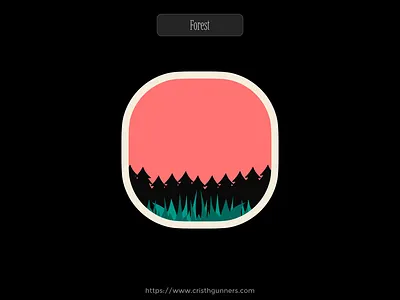 Badge Forest badge branding challenge concept dailyui design forest icon illustration interface logo ui ux