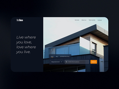 Web Design | Real Estate Agency agency challenge design figma ui ux web web design