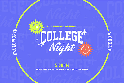 College Night branding church church graphics college college graphic college ministry college night creative design graphic design graphics illustrator jesus photoshop