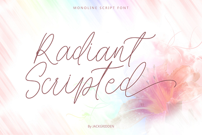 Radiant Scripted | Handwritten Font branding design font graphic design illustration logo radiant script scripted ui ux vector