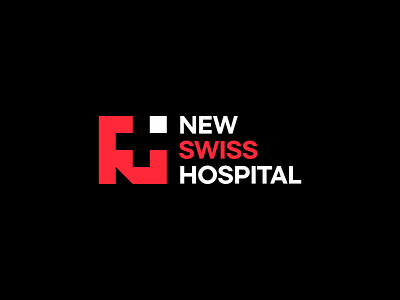 New Swiss Hospital branding character crossline design graphic design health hospital icon illustration logo plus swiss swissmedical symbol vector visualbrand visualbranding