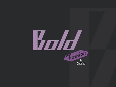 BOLD Fashion & Clothing bold brand mark branding clothing fashion identity identity design logo design men mens branding minimal logo modern logo