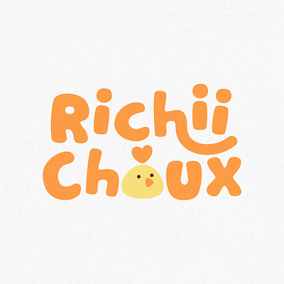 RICHII CHOUX | LOGO DESIGN & BRAND IDENTITY abstract branding chicken cute design fried chicken shop graphic design heart illustration logo minimalism modern logo pet typography vector