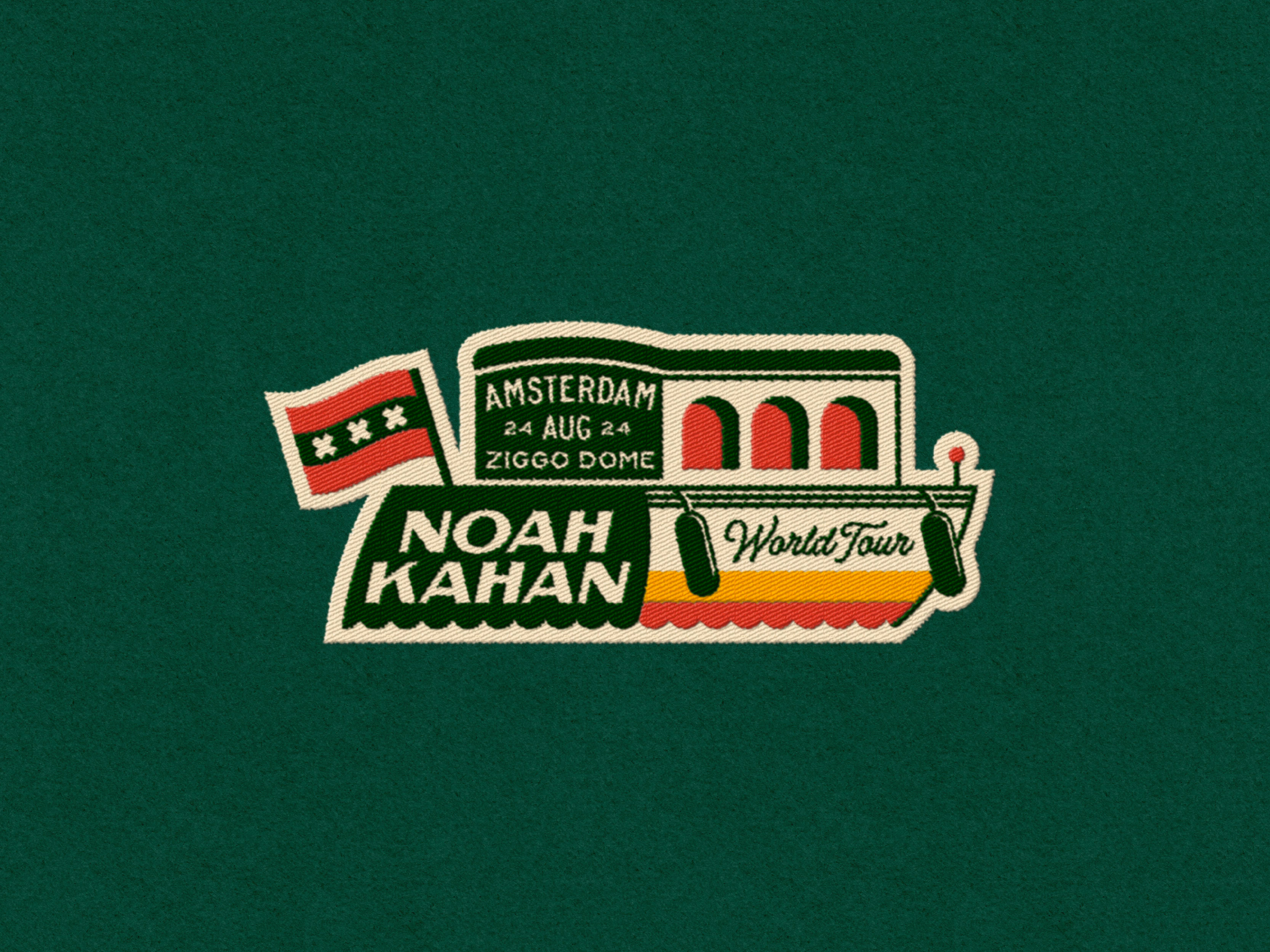 Example of Noah Kahan: World Tour Patches