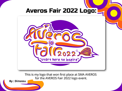 Averos Fair 2022 Logo butterfly chemistry event graphic design logo mathematic physics