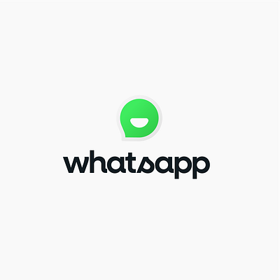 WhatsApp Logo Redesign Concept applogo brand identity branding chatapp design graphic design identity design illustration logo rebranding redesign typography ui vector whatsapp