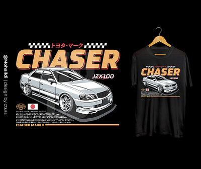 Toyota Chaser Mark 2 car tshirt