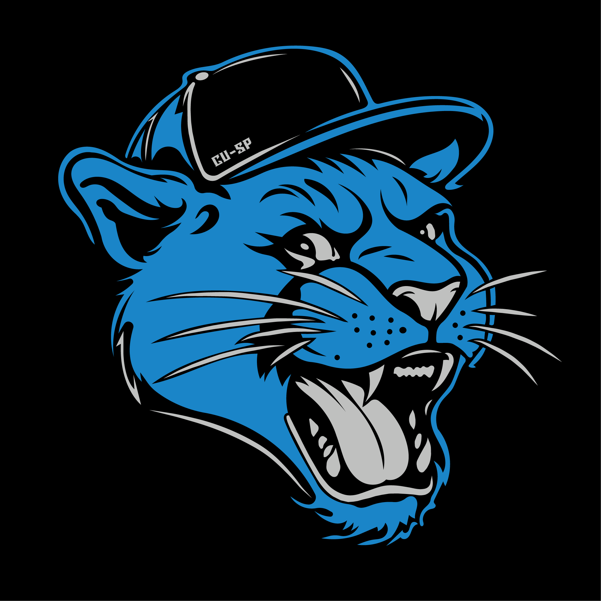 "Fierce Panther" T-Shirt Design