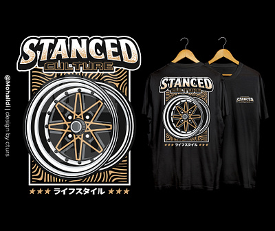 Stanced Culture car tshirt