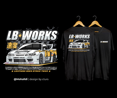 Liberty Walk Silvia S15 car tshirt