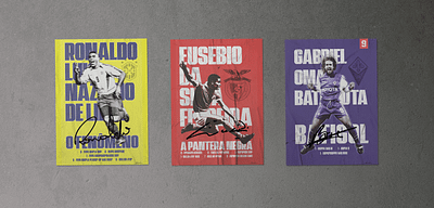 Retro Football Posters design graphic design illustration typography