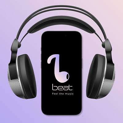 Beat- Music streaming app logo brand design branding design freelancer graphic design illustration logo logo designer logodesign logos logotype vector