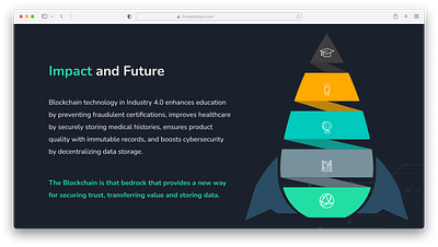 BlockChain.pptx branding design illustration power point presentation presently ui web