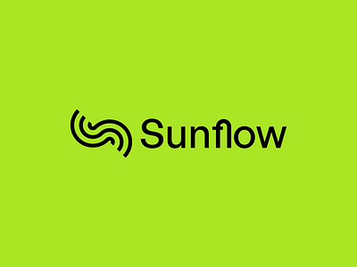 Sunflow logo design brand identity branding graphic design logo renewable solar solar energy solar logo wardmark