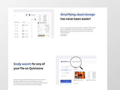 Quick Save (Storage) design graphic design illustration presently storage ui ux web