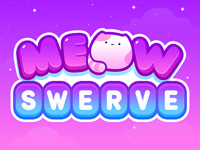 Game Titles animal branding cat cat game cute animal cute cat cute kitty design game game title illustration kitty logo meow title