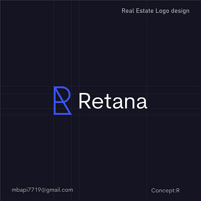 Retana Real Estate Logo Design & Brand Identity brand design brand guide brand identity brand identity design branding design graphic design illustration logo logo design minimal modern professional real estate agent real estate brand design real estate branding real estate logo trend ui unique