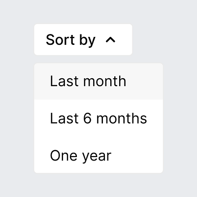 Sleek, functional Sort By UI for easy filtering dashboard feature figma product design ui ui component ui design ui feature ui ux