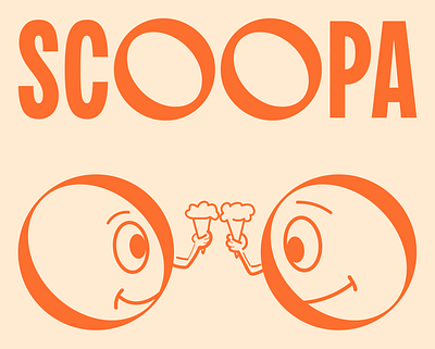 Scoopa Branding Sneak Peek: Full Scoop Coming Soon! brand identity branding design dseign graphic design illustration logo logo designer logotype package top 10 trending typography ui ux vector word mark