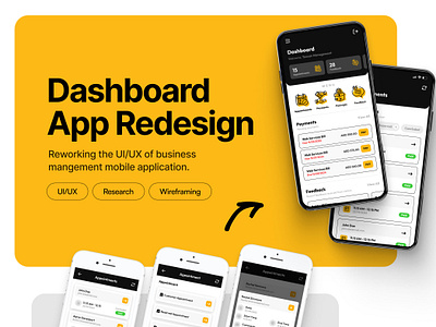 Dashboard Management App Redesign | UI/UX Revamp admin panel app dashboard management revamp ui uiux wireframe