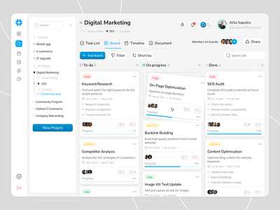 SyncSphere - Team Management Dashboard dasboard design team management ui ux