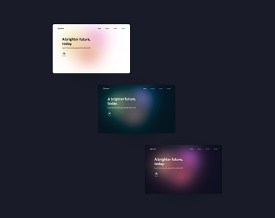 Blur-themed Desktop UI blur desktop gradient noise ui ui design web design web ui