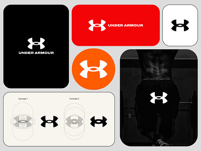 Under Armour Redesign brand brand logo brand redesign branding design designer golden ratio india lalit logo logo designer logo mark logo redesign logo redesigner print under armour