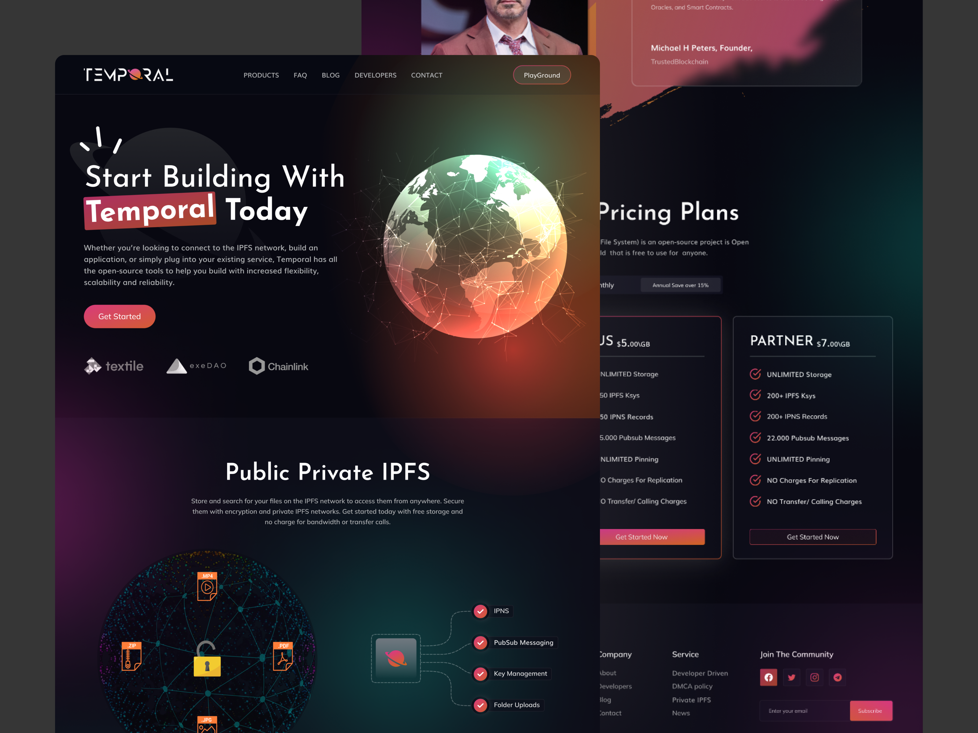 Example of Meme Coin Website Design, Crypto Website