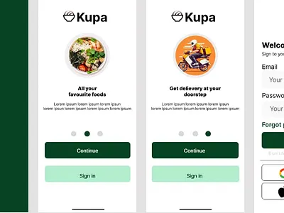 A food product design for KUPA food. design kupa food design product design uiux uiux design