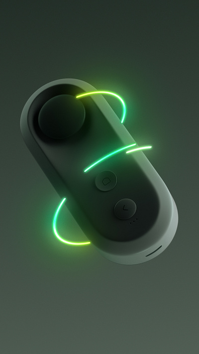 Device concept 3d 3dmodeling aesthetiс animation c4d cgi device digitalart green insparation motion graphics productrendering redshift render visualart