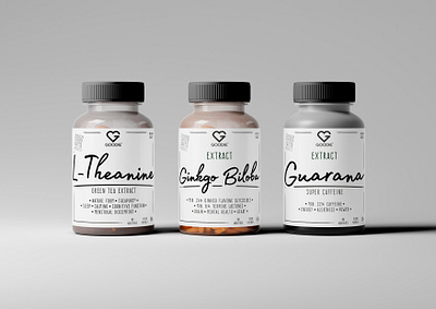 Label of natural food supplements 💪🏃 adobe adobeprogrammes branding design vector vectorart vectors work