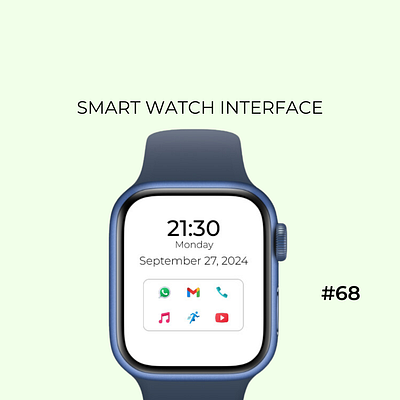 Daily UI Day-68/100:Smart Watch Interface dailyui design designchallenge designing ui uiuxdesign ux