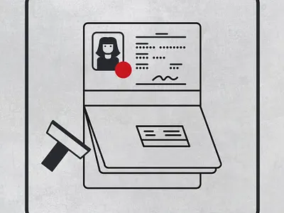 INKtober2024 7.Passport branding design flat graphic design illustration illustrator logo minimal ui vector