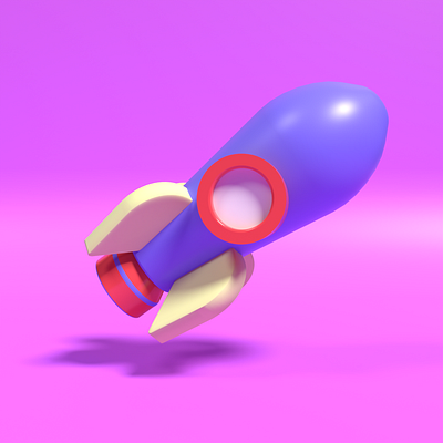 Flying Rocket | 3D Modeling 3d animation blender modeling