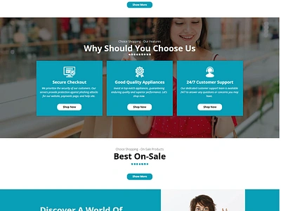 Choice Shopping Online Store web designing web development