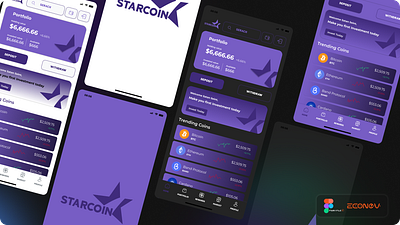 🪙 Crypto Trading App by econev app branding crypto design econev evgheniiconev figma graphic design illustration lizzardlab logo trading ui uiux ux vector