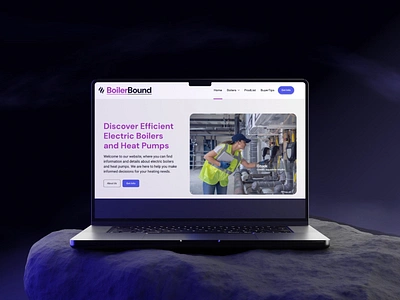 Boiler Website page for UK Based Company boiler website figma full fledged mockup responsive ui uk website