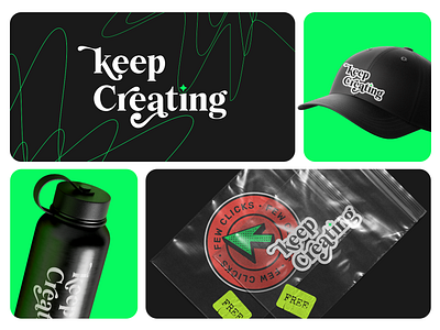 Keep Creating: Bold Brand Identity 3d animation bold design brand brand design branding creative logo design design inspiration graphic design illustration keep creating logo typography ui ux vector