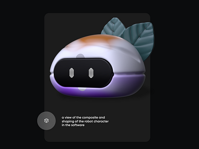 AI Bot 3d 3dmodel ai aibot bot charecter coffee concept illustration mascot robot sketch ui