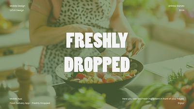 Freshly Dropped App cook app mobile app design prototype ui wireframe