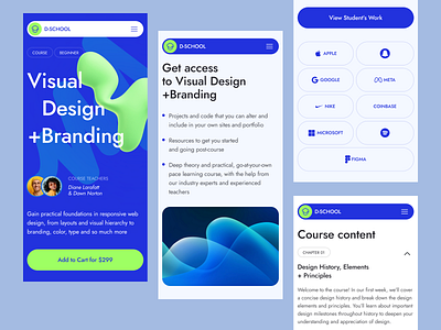 E-learning Platform Mobile Website aesthetic website beautiful website best web design cool website design e learning mobile mobile website modern ui modern website professional website ui ui ux design ux web design web graphic web interface design web ui web ui design